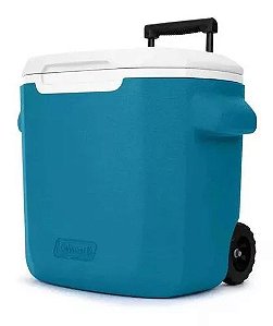CAIXA TERMICA COLEMAN 26,5LT COM RODAS DEEP OCEAN