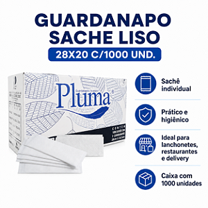 GUARDANAPO SACHE PAPEL 28X20 CAIXA GRANEL C/1000 UNIDADES