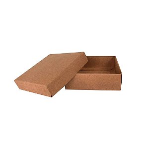 CAIXA RETANGULAR KRAFT 18X13X5CM UNIDADE - K142