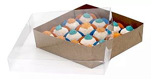 CAIXA FDO KRAFT 16 DOCES TAMPA TRANSPARENTE PCT C/10 UND