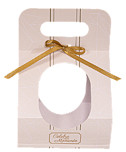 CINTA BOL BRANCO DOURADO UND