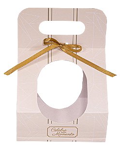 CINTA BOL BRANCO DOURADO 10 UN