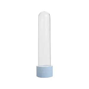 TUBETE MEDIO 40ML C/ TAMPA AZUL BEBE C/10