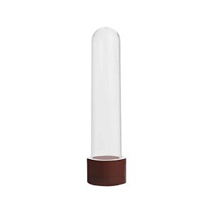 TUBETE M 40ML C/ TAMPA MARROM C/10