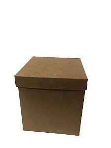CAIXA CUBO KRAFT 11X11X12CM UNIDADE - K212