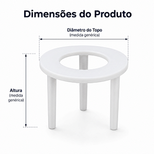 SUPORTE MESINHA TRIPE PARA CAIXA PIZZA COM 500 UNIDADES