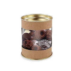 LATA P/DOCES C/VISOR KRAFT 11x9,1CM C/1 UND