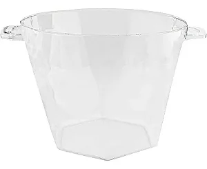 BALDE GELO SEXTAVADO TRANSPARENTE