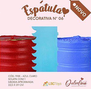 ESPATULA COR AZUL UNIDADE N.6