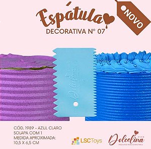 ESPATULA COR AZUL UNIDADE N.7