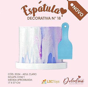 ESPATULA COR AZUL UNIDADE N.18