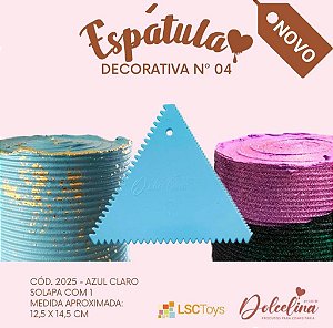 ESPATULA COR AZUL UNIDADE N.4