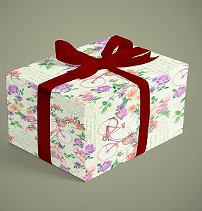 BOBINA PRESENTE 40CM FLORAL BIKE REF 245