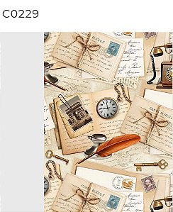 BOBINA PRESENTE 40CM CASUAL TELEFONE/RELOGIO REF C229