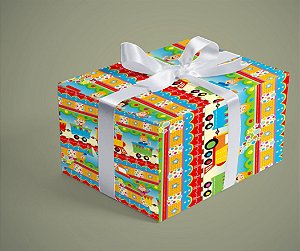 BOBINA PRES.60CM INFANTIL CRIANCAS TRENZINHO REF.C0325