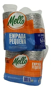 FOLHA ALUMINIO EMPADA RED PEQUENA 50ML C/100