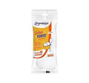 COLHER FORTE BRANCA C/50 UND