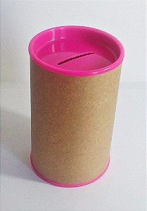 COFRINHO PAPELAO TAMPA PINK C/6 UND