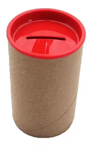 COFRINHO PAPELAO TAMPA VERMELHA C/6 UND