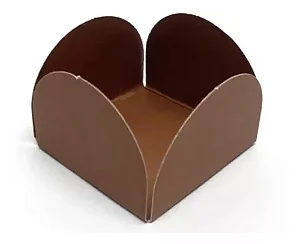 FORMA 4 PETALAS MARROM COM 50 UND