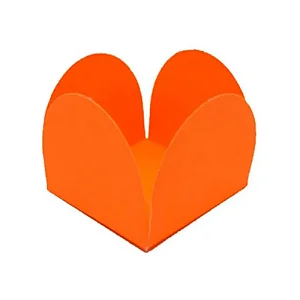 FORMA 4 PETALAS LARANJA C/50 UND