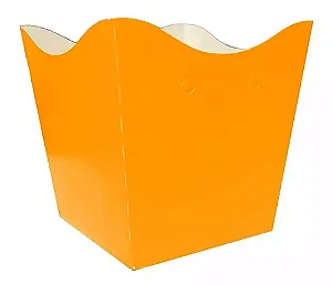 CACHEPO PEQUENO LARANJA LISO C/10