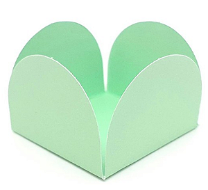 FORMA 4PETALAS VERDE FOLHA C/50