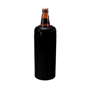 PORTA GARRAFA PRETO 600ML PLASTICO