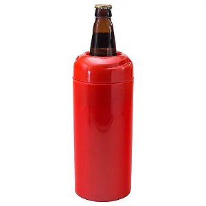 PORTA GARRAFA VERMELHA 600ML