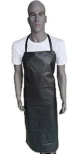 AVENTAL MULTIUSO PRETO 120X70CM PVC