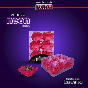 FORMA PARA DOCES VENEZA ROSA NEON C/40