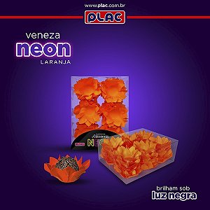 FORMA PARA DOCES VENEZA LARANJA NEON C/40