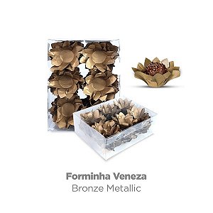 FORMA P/ DOCES VENEZA METALLIC BRONZE 40 UN