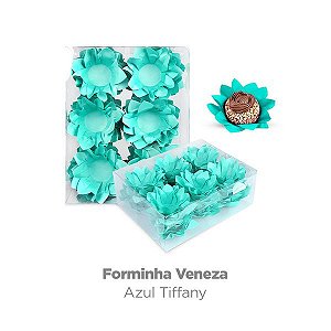 FORMA P/ DOCES VENEZA AZUL TIFFANY 40 UN