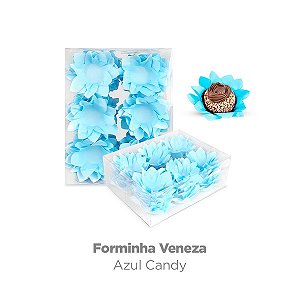 FORMA P/ DOCES VENEZA CANDY AZUL 40 UN
