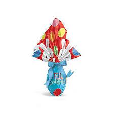 ENVELOPE METALIZADO OVO FLOQUINHOS PASCOA VERMELHO 39x39 PT C/25 UN