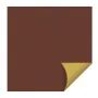 FOLHA DOUBLE FACE ACETINADO MARROM/OURO EMBALAR OVO 69X89 C/25 UND