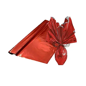 FOLHA METALCOR EMBALAR OVO VERMELHO 70X90 PT C/25 UN PACKPEL