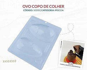 FORMA ESPECIAL OVO DE COLHER C/3 PARTES