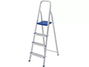 ESCADA ALUMINIO 4 DEGRAUS USO/DOMESTICO 5102