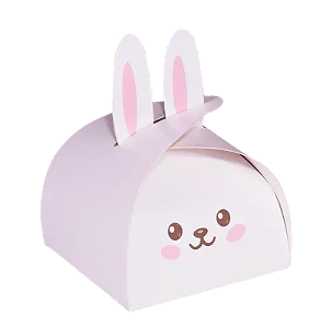 CARTAO VALISE 4DOCES COELHO PASCOA BASICA 6X8X8 C/10 C4807