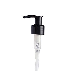FRASCO PLASTICO PET 120ML C/VALVULA PUMP (SABONETE) 24MM PRETA