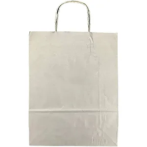 SACOLA PAPEL PRATA M 25X31 C/10