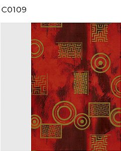 BOBINA PRES 60 CASUAL VERM/DOURADO REF C0109