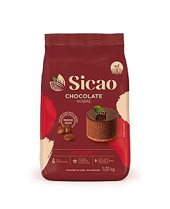 CHOCOLATE NOBRE AO LEITE SICAO 1,01KG FACIL DERRETIMENTO