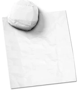 PAPEL ACOPLADO BRANCO LISO 30X38 C/400