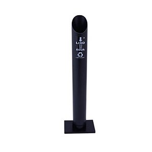 LIXEIRA ECO COPO AGUA COR PRETA - REF 340267-02