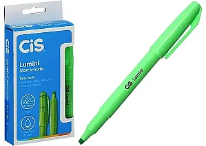 MARCADOR TEXTO VERDE CIS LUMINI UND