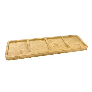PETISQUEIRA RETANGULAR BAMBU 4 DIVISORIAS