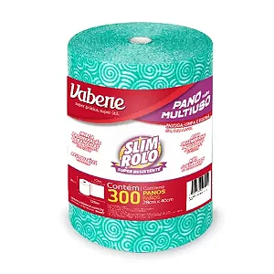 PANO MULTIUSO SLIM 40X28CM VERDE 300 PANOS 35G